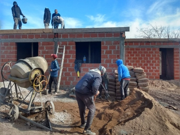 Avanza la obra "Viviendas Semilla" en Huerta Grande