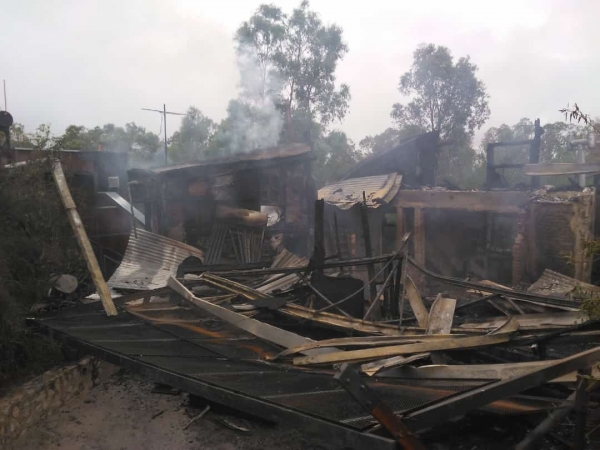 Valle Hermoso: perdieron todo en un incendio y apelan a la ayuda de la gente