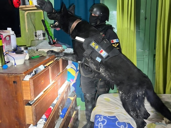 Un detenido por venta de drogas en Cosqu&iacute;n: secuestraron coca&iacute;na y marihuana