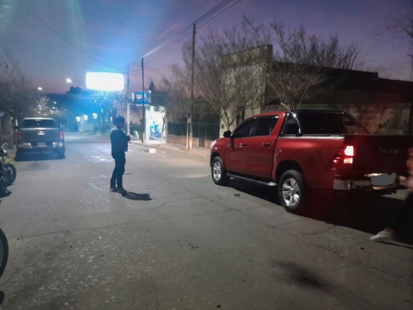 Accidente de tr&aacute;nsito con lesionados en La Falda