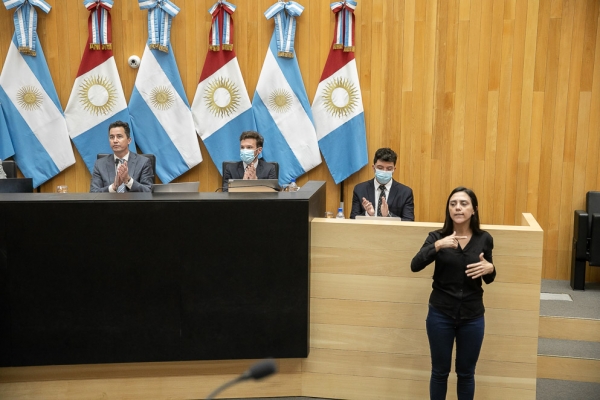 C&oacute;rdoba: las transmisiones de las sesiones de la Legislatura ser&aacute;n traducidas a la Lengua de Se&ntilde;as