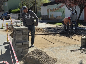 Valle Hermoso: contin&uacute;an las obras de arreglo de calles y bacheo