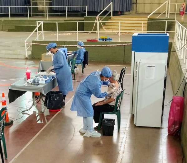 COVID-19: el lunes se retomar&aacute; la vacunaci&oacute;n en La Falda