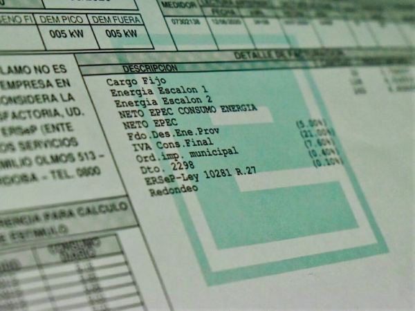 Anunciaron que se podr&aacute;n abonar las boletas de Epec hasta en tres cuotas