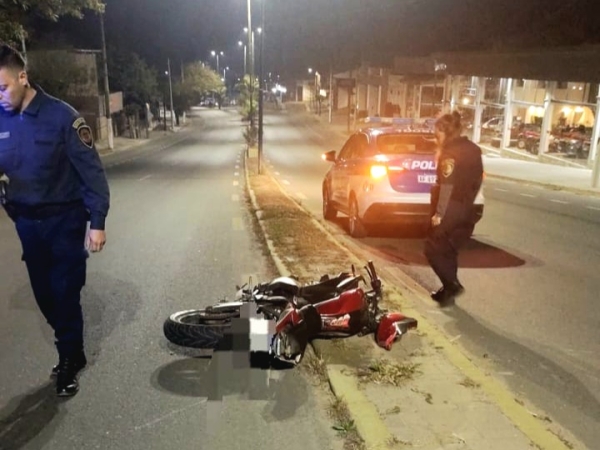 Tr&aacute;gico accidente en La Falda: falleci&oacute; un motociclista