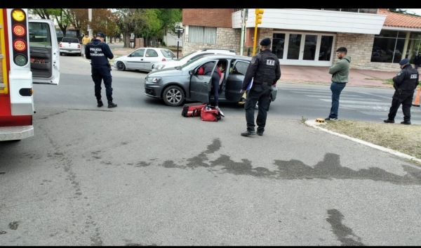 Una mujer herida tras un accidente en Villa Giardino