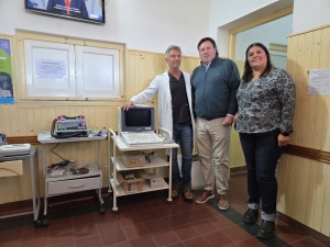Presentaron nuevo equipamiento para el Centro de Salud de Huerta Grande