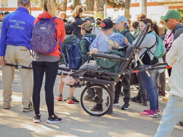 La Falda ya cuenta con una silla de trekking adaptada