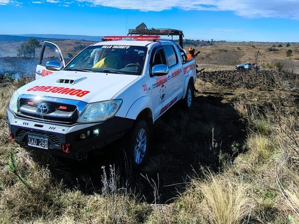 Est&aacute; contenido el incendio en el norte de Punilla