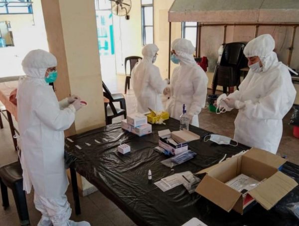 COVID-19: nueva jornada de testeos masivos en Cosqu&iacute;n