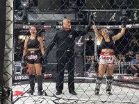 Mujer polic&iacute;a se consagr&oacute; campeona de kickboxing en Carlos Paz