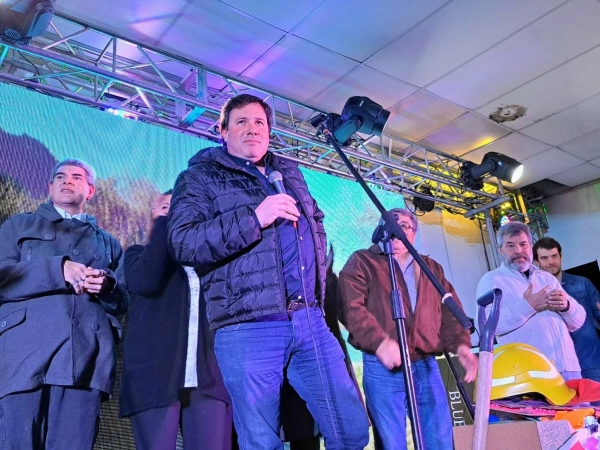 Germ&aacute;n Corazza: "gracias a la gente se viene un gran cambio en Huerta Grande"