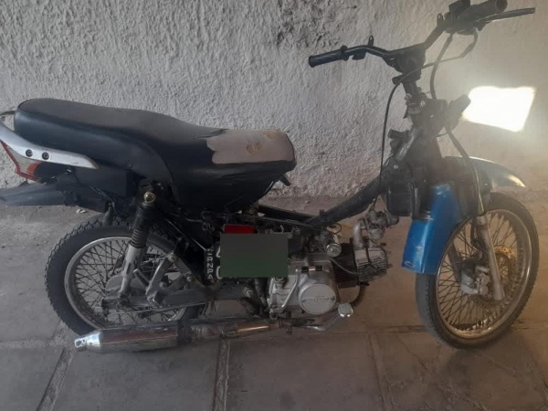 Valle Hermoso: lo detuvieron por circular en una moto robada