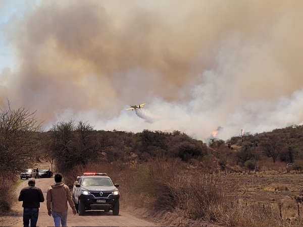 Complicada situaci&oacute;n por los incendios en el norte de C&oacute;rdoba