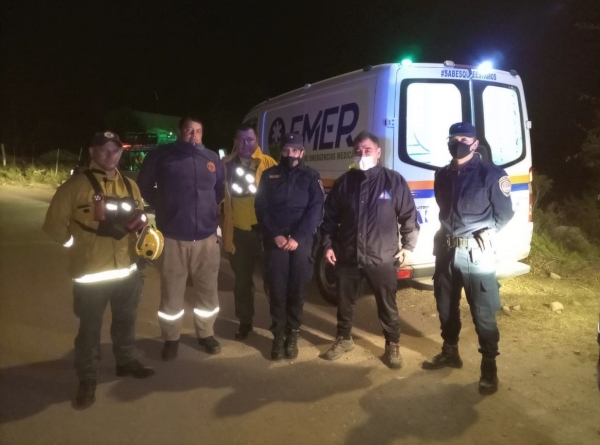 Personal que trabaj&oacute; en el rescate
