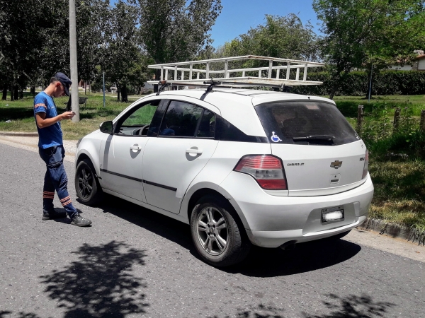 La Falda: secuestran auto que trabajaba como Uber sin habilitaci&oacute;n
