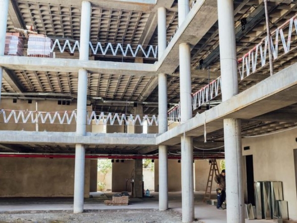Avanza la obra de construcci&oacute;n de los nuevos Tribunales de Villa Carlos Paz