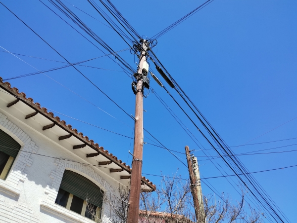 Villa Giardino: preocupa la ola de robo de cables de alumbrado p&uacute;blico