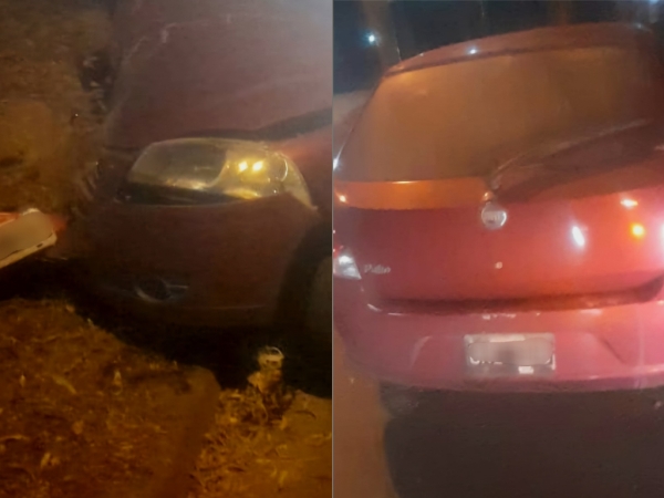 Perdi&oacute; el control del auto y choc&oacute; contra un &aacute;rbol en Valle Hermoso