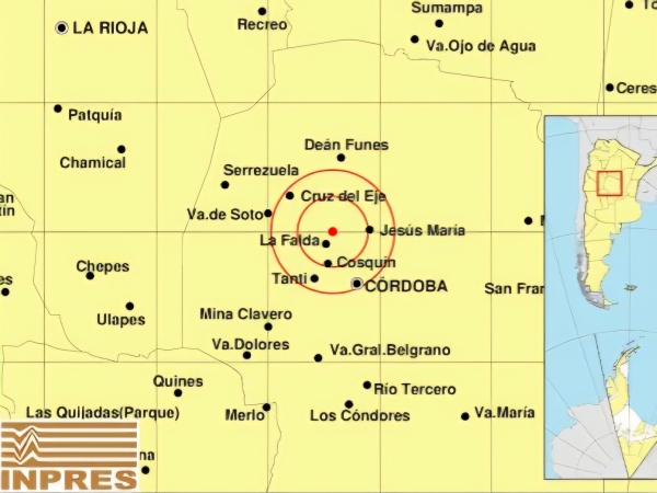 Dos temblores sacudieron Punilla en menos de un d&iacute;a