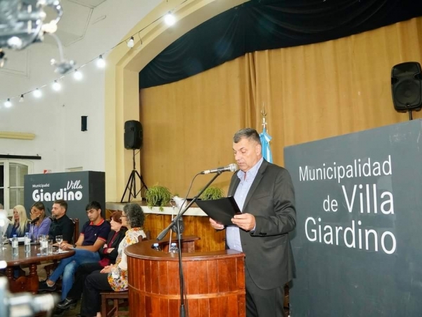 Apertura de sesiones en Villa Giardino: el intendente brind&oacute; el balance de gesti&oacute;n y pidi&oacute; "sumar esfuerzos"