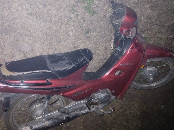 La Falda: recuperan una moto robada que estaba a punto de ser desarmada