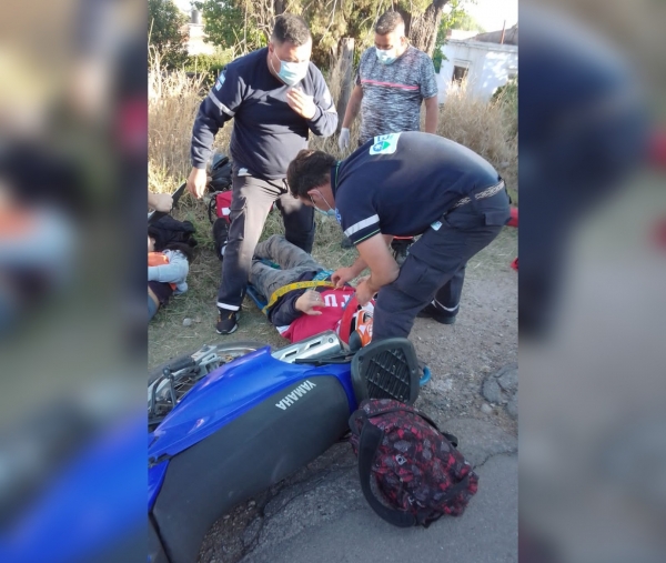 Dos heridos tras un accidente en Huerta Grande