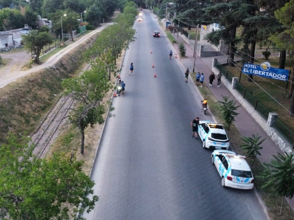 La Falda comenz&oacute; a implementar patrullajes a&eacute;reos (video)