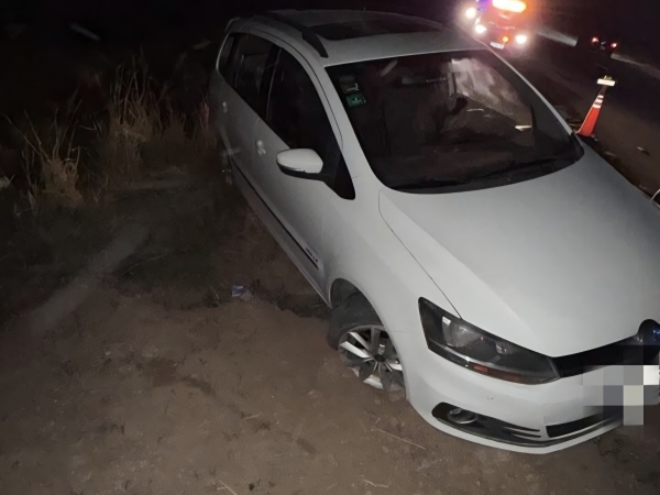 Perdi&oacute; el control del auto y despist&oacute; en la Ruta 38