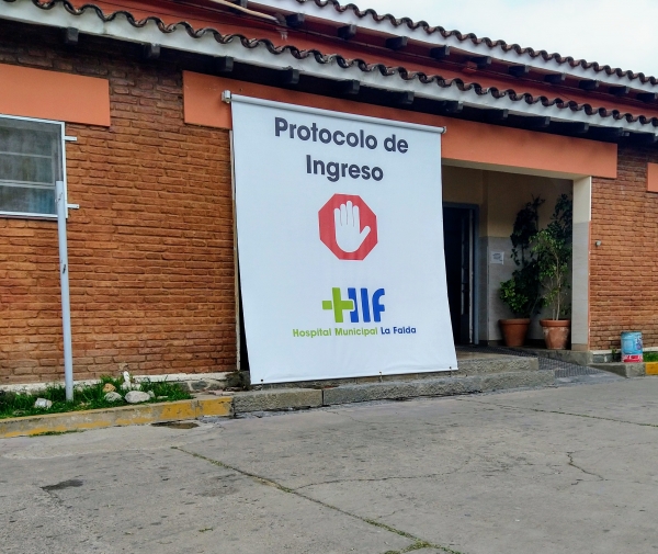 Una mujer fue detenida por provocar destrozos en el Hospital de La Falda