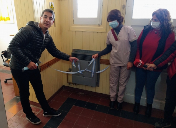 El dispensario de Huerta Grande ya cuenta con calefacci&oacute;n a gas natural