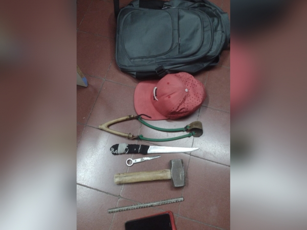 La Falda: menor detenido por da&ntilde;os a un local comercial