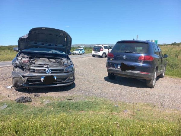 La Cumbre: dos accidentes de tr&aacute;nsito sobre ruta 38