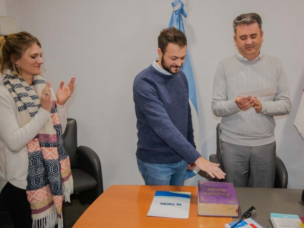 Ya est&aacute; en funciones el nuevo secretario de Desarrollo Territorial de La Falda