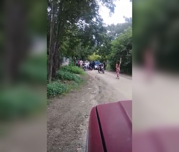 Vecinos filmaron el procedimiento (captura de video)