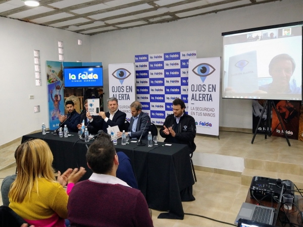 La Falda presentó Ojos en Alerta, nueva herramienta para la prevención de delitos
