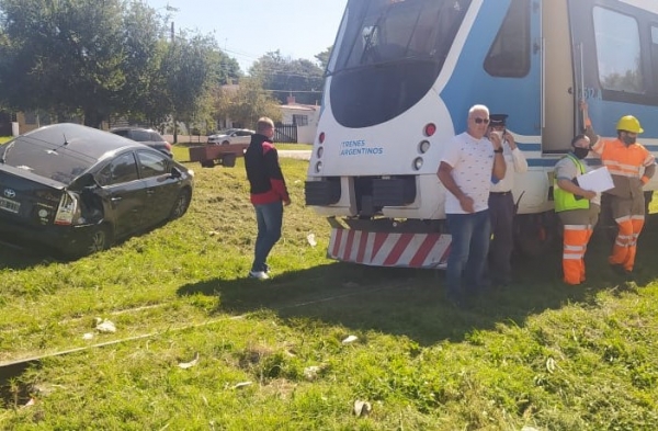 El Tren de las Sierras choc&oacute; a un autom&oacute;vil en Santa Mar&iacute;a de Punilla