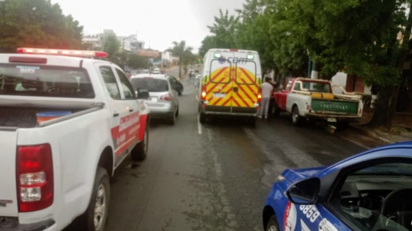 Un peat&oacute;n fue atropellado en La Falda