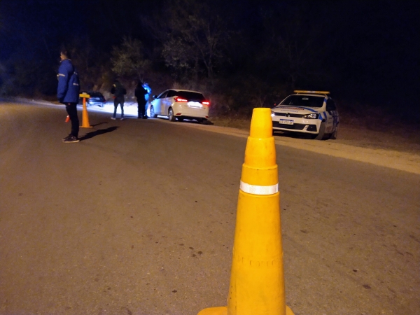 Controles de alcoholemia en La Falda 