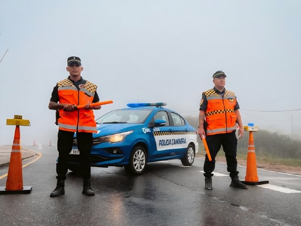 Recomendaciones de la Policía Caminera ante la llegada de fuertes tormentas