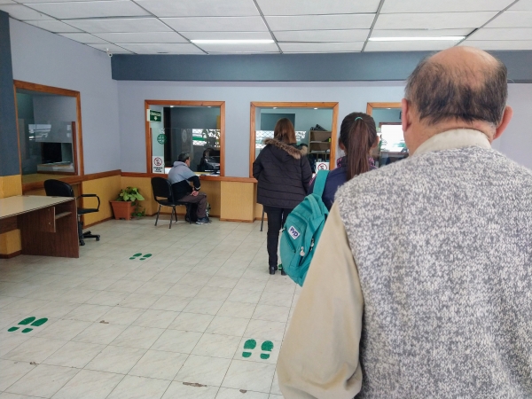 Martes sin atención en la Cooperativa La Falda por actualización informática