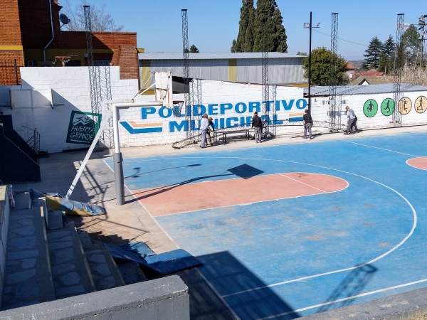 Huerta Grande cada vez m&aacute;s cerca de tener su polideportivo techado