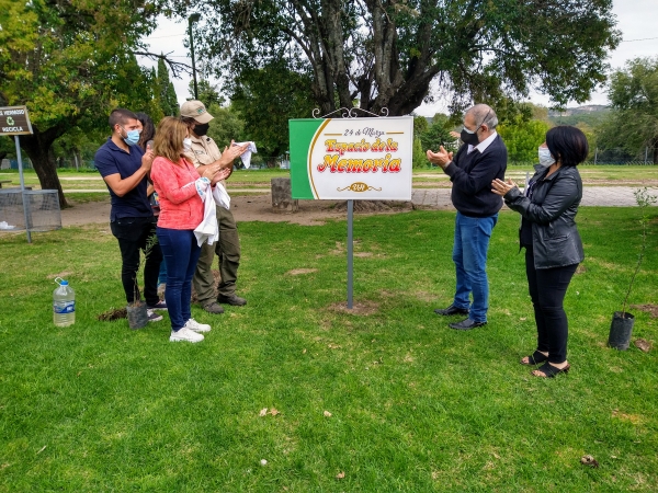 Inauguraron el "Espacio de la Memoria" en Valle Hermoso