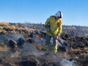 Hasta el lunes hay alerta por riesgo de incendios forestales alto y muy alto
