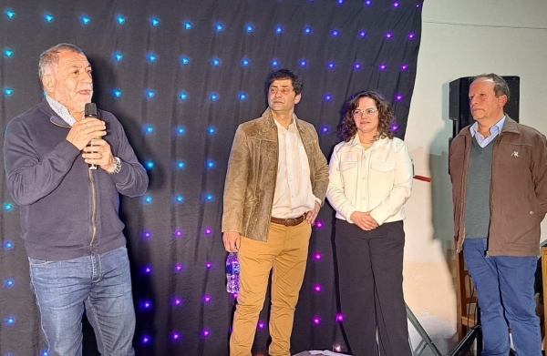 Luis Juez estuvo en Valle Hermoso y ratific&oacute; su apoyo a Spadoni