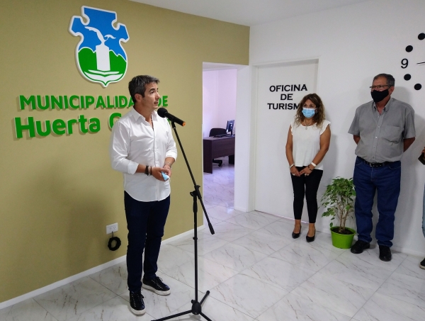 Huerta Grande: inauguraron instalaciones en el edificio municipal