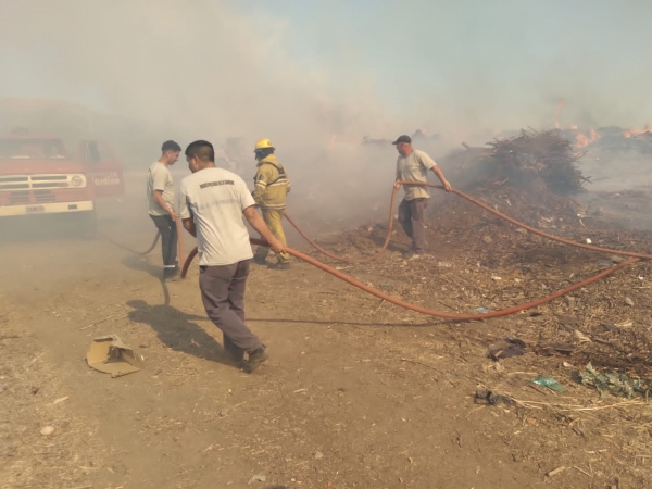 Villa Giardino: con el incendio en el basural se perdieron 2 hect&aacute;reas de compost