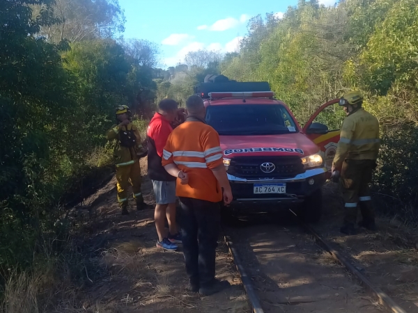 Bomberos sofocaron un principio de incendio en Huerta Grande