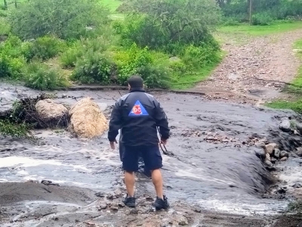 Rescate de personas en el Cerro Yapeyú de Huerta Grande