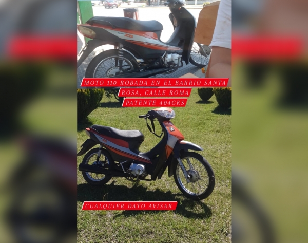La Falda: le robaron la moto y piden un dep&oacute;sito de dinero para devolverla